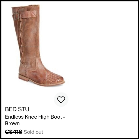 BED STU Leather upper Leather Lined Leather Sole Vibram Riding boot 7.5 BRANDNEW - Picture 15 of 16